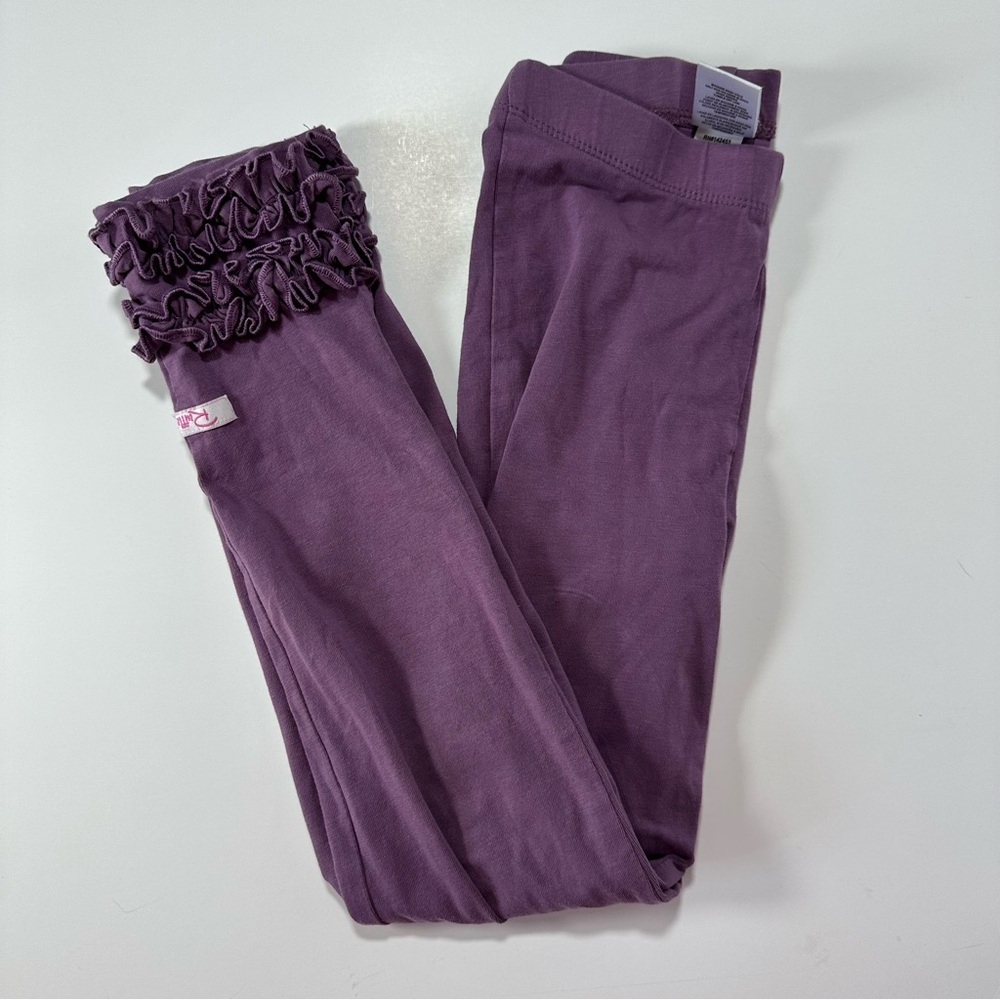 Ruffle butts 6 Purple Ruffled Kids Leggings